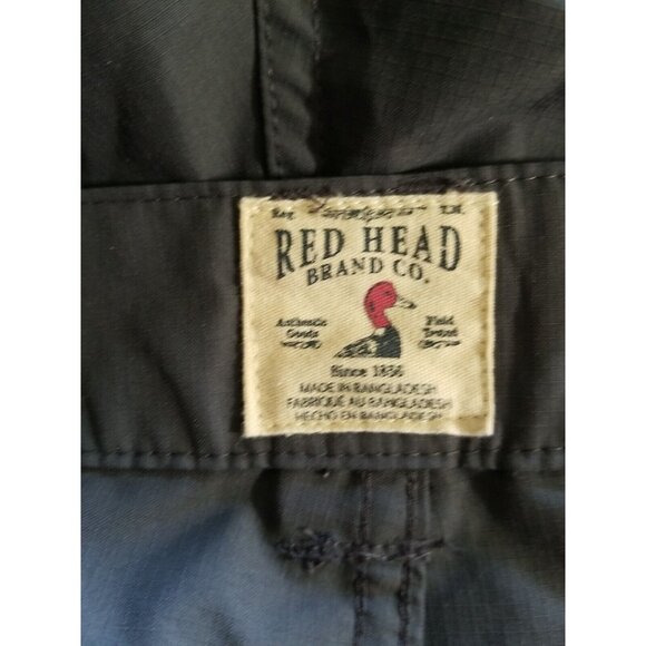 Bass Pro Red Head Shorts 36x10 Mens Athletic Hiking Outdoors Gray Zip Pockets - Picture 9 of 12